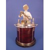 Ronson Art Deco Touch Tip Barmaid Lighter
